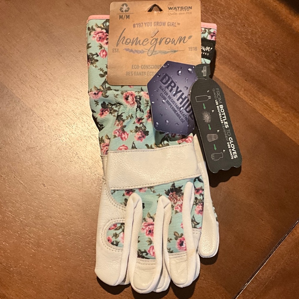 Watson Medium Floral Gardening Gloves - Picture 2 of 3